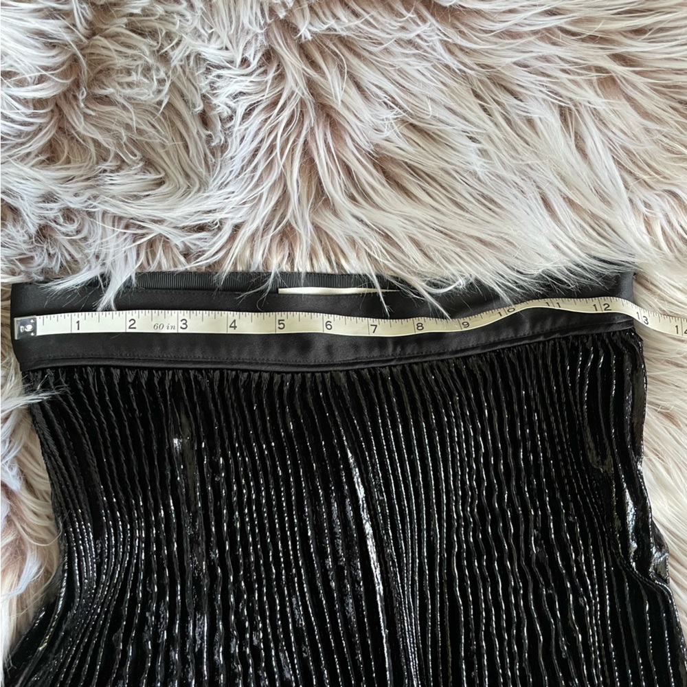 Diane Von Furstenberg Black Pleated Mini Skirt - Picture 9 of 10
